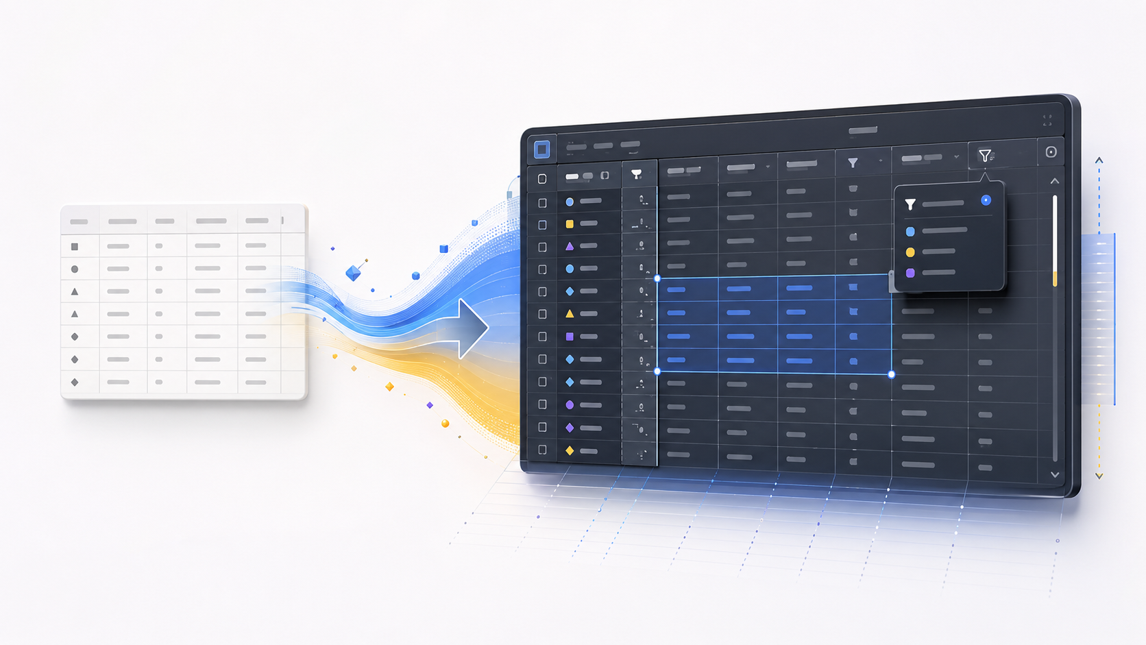 Dash DataTable migration to a modern virtualized RevoGrid data grid