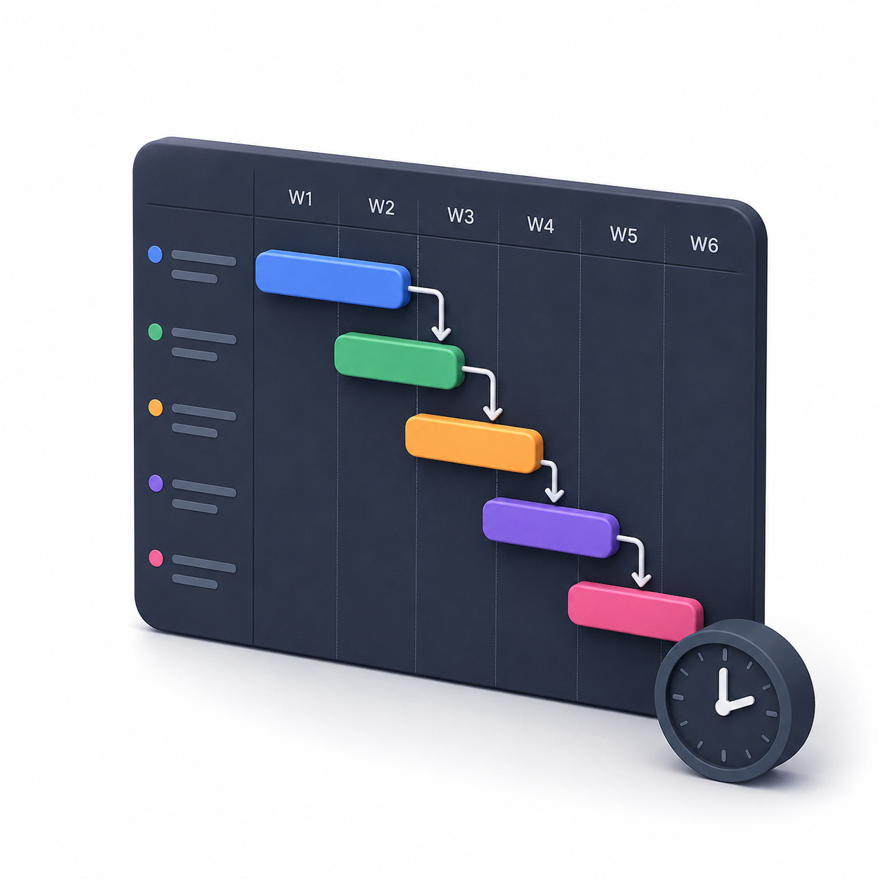 RevoGrid Gantt scheduling logic and project planning preview